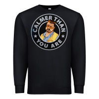 Black calmer than you are Premium Sweatshirt - linhVisuals