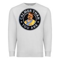 Dove Grey calmer than you are Premium Sweatshirt - linhVisuals