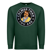 Sports Green calmer than you are Premium Sweatshirt - linhVisuals