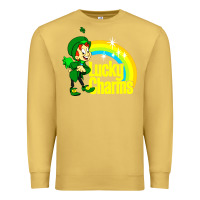 Antique Gold luv lucky charms Premium Sweatshirt - linhVisuals