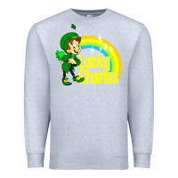 Heather Grey luv lucky charms Premium Sweatshirt - linhVisuals