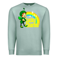 Seafoam luv lucky charms Premium Sweatshirt - linhVisuals