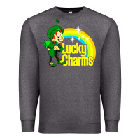Charcoal Heather luv lucky charms Premium Sweatshirt - linhVisuals