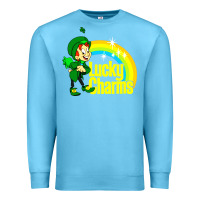 Ocean Blue luv lucky charms Premium Sweatshirt - linhVisuals