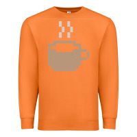Carrot pixel coffee Premium Sweatshirt - linhVisuals