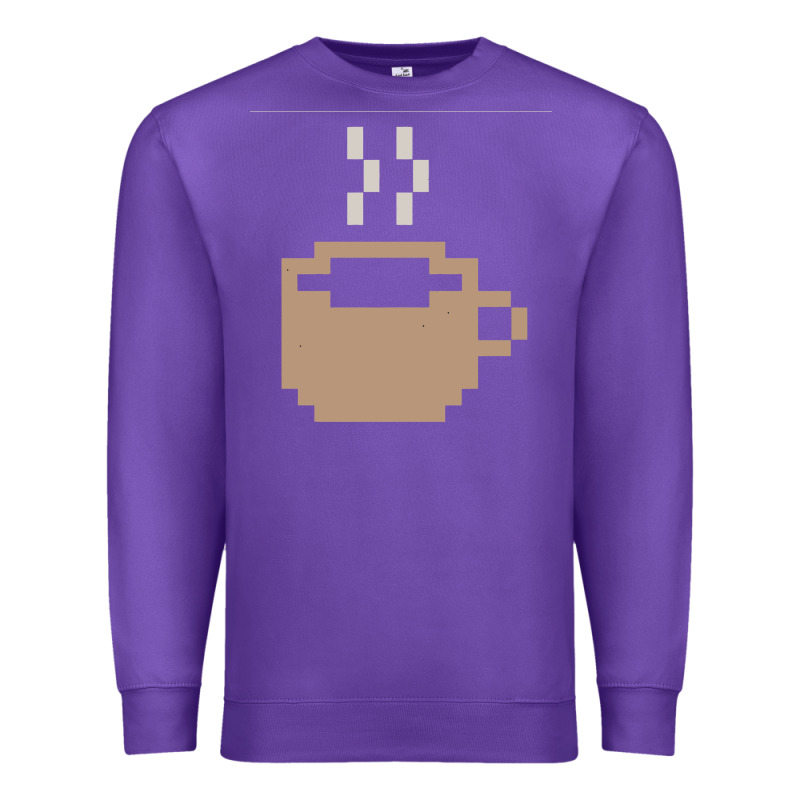 Pixel Coffee Premium Sweatshirt by linhVisuals | Teevron