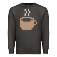 Smoke pixel coffee Premium Sweatshirt - linhVisuals