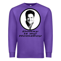 Purple funny donny osmond Premium Sweatshirt - linhVisuals