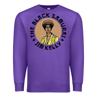 Purple the black samurai Premium Sweatshirt - linhVisuals