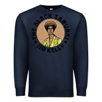 Navy the black samurai Premium Sweatshirt - linhVisuals