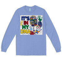 Colony Blue it's in my dna tumbler Long Sleeve Tee - BundleAndBundleShop
