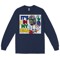 Navy it's in my dna tumbler Long Sleeve Tee - BundleAndBundleShop