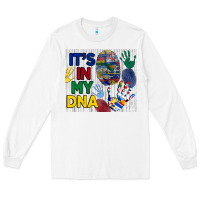 White it's in my dna tumbler Long Sleeve Tee - BundleAndBundleShop