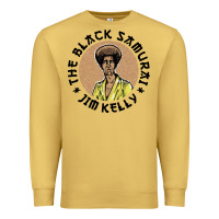 Antique Gold the black samurai Premium Sweatshirt - linhVisuals