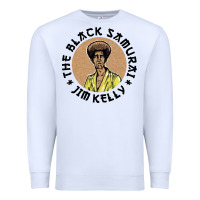 White the black samurai Premium Sweatshirt - linhVisuals