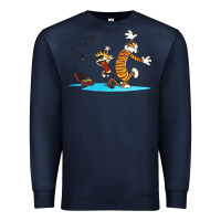 Navy calvin music Premium Sweatshirt - linhVisuals