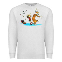 Oatmeal Heather calvin music Premium Sweatshirt - linhVisuals