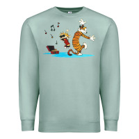 Seafoam calvin music Premium Sweatshirt - linhVisuals