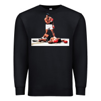 Black ali vs liston Premium Sweatshirt - linhVisuals