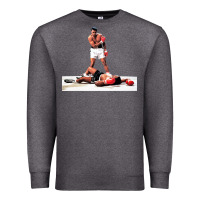 Charcoal Heather ali vs liston Premium Sweatshirt - linhVisuals