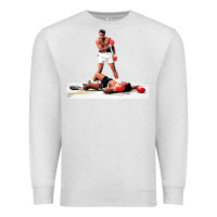 Oatmeal Heather ali vs liston Premium Sweatshirt - linhVisuals