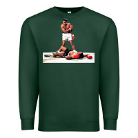 Sports Green ali vs liston Premium Sweatshirt - linhVisuals