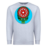 Heather Grey king funny gizzard Premium Sweatshirt - linhVisuals