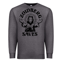 Charcoal Heather zoidberg saves Premium Sweatshirt - linhVisuals
