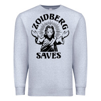 Heather Grey zoidberg saves Premium Sweatshirt - linhVisuals