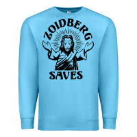 Ocean Blue zoidberg saves Premium Sweatshirt - linhVisuals