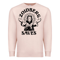 Pale Pink zoidberg saves Premium Sweatshirt - linhVisuals