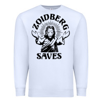 White zoidberg saves Premium Sweatshirt - linhVisuals