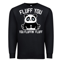 Black panda cub fluff you giant panda Premium Sweatshirt - linhVisuals