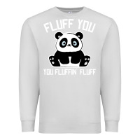 Dove Grey panda cub fluff you giant panda Premium Sweatshirt - linhVisuals