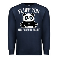 Navy panda cub fluff you giant panda Premium Sweatshirt - linhVisuals