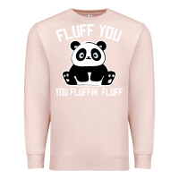 Pale Pink panda cub fluff you giant panda Premium Sweatshirt - linhVisuals