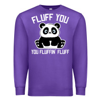 Purple panda cub fluff you giant panda Premium Sweatshirt - linhVisuals