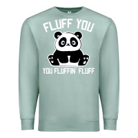 Seafoam panda cub fluff you giant panda Premium Sweatshirt - linhVisuals
