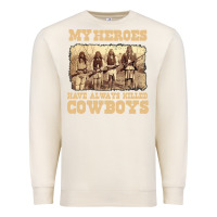 Sandshell my heroes have always killed cowboys retro Premium Sweatshirt - linhVisuals