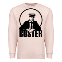 Pale Pink buster keaton Premium Sweatshirt - linhVisuals