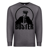 Charcoal Heather buster keaton Premium Sweatshirt - linhVisuals