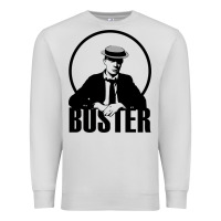 Dove Grey buster keaton Premium Sweatshirt - linhVisuals