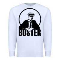 White buster keaton Premium Sweatshirt - linhVisuals