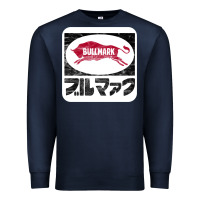 Navy bullmark Premium Sweatshirt - linhVisuals