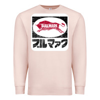 Pale Pink bullmark Premium Sweatshirt - linhVisuals