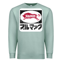 Seafoam bullmark Premium Sweatshirt - linhVisuals