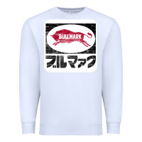 White bullmark Premium Sweatshirt - linhVisuals