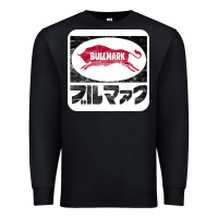 Black bullmark Premium Sweatshirt - linhVisuals