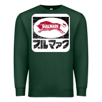 Sports Green bullmark Premium Sweatshirt - linhVisuals