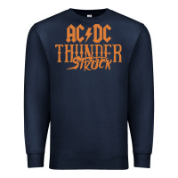 Navy thunderstruck Premium Sweatshirt - linhVisuals